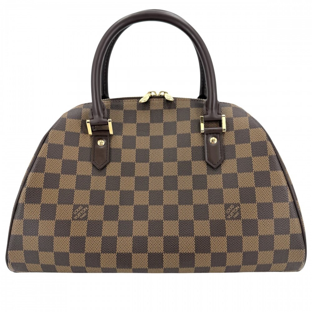 LOUIS VUITTON Authentic Brown Damier Canvas Boston Bag